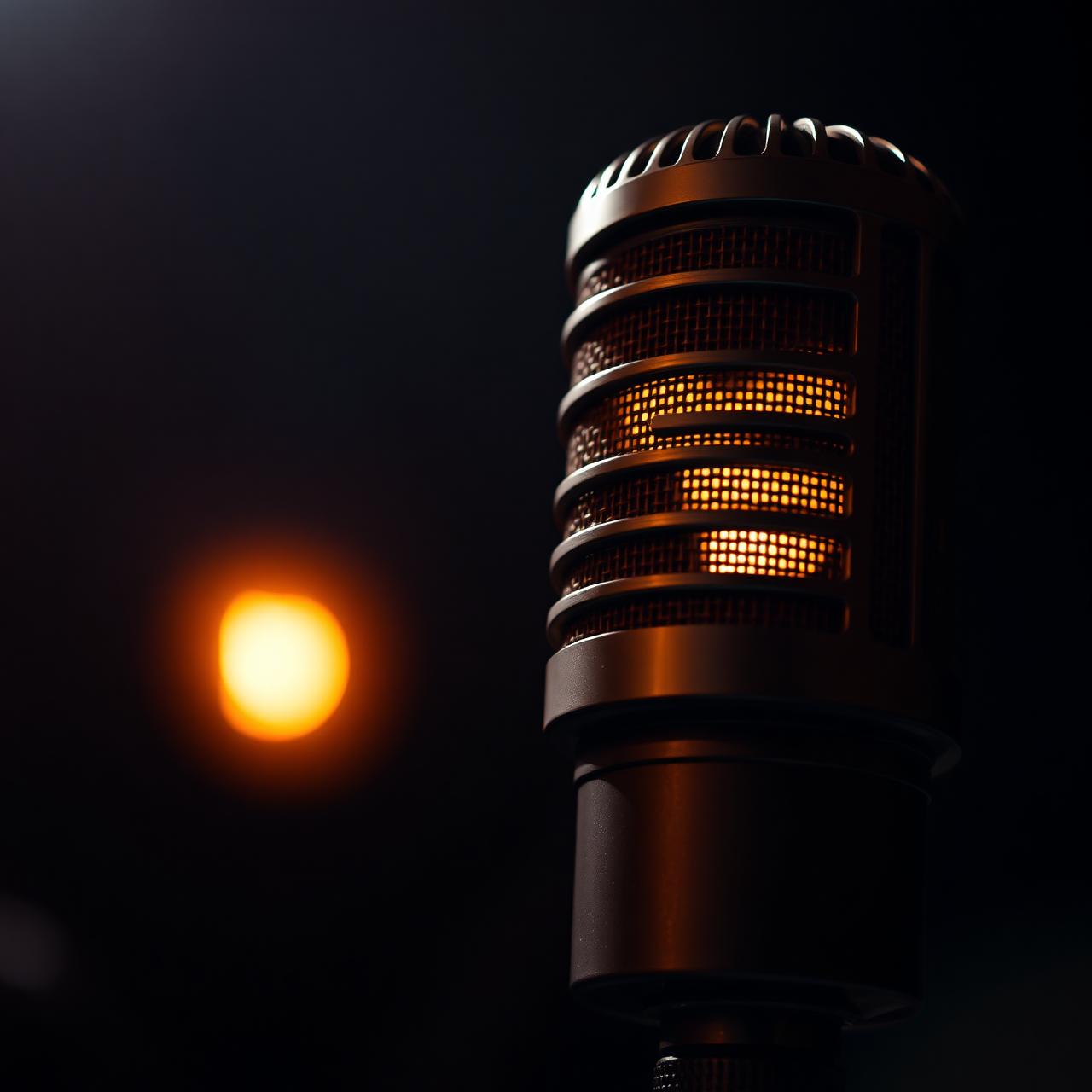 Vintage condenser microphone